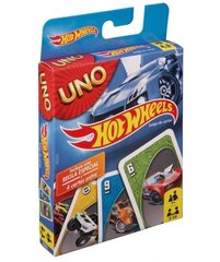 Kārtis UNO Hot Wheels cena un informācija | Galda spēles | 220.lv