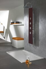 Dušas panelis Sanplast PPo/Space-150, gaiši pelēks цена и информация | Душевые комплекты и панели | 220.lv