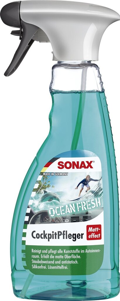 SONAX matēts instrumentu paneļa tīrīšanas līdzeklis Ocean Fresh, 500 ml cena un informācija | Auto ķīmija | 220.lv