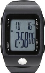 Platinet PHR107B Измеритель Пульса - Спорт часы с таймером отчёта и регулировкой ремешка Черный цена и информация | Смарт-часы (smartwatch) | 220.lv