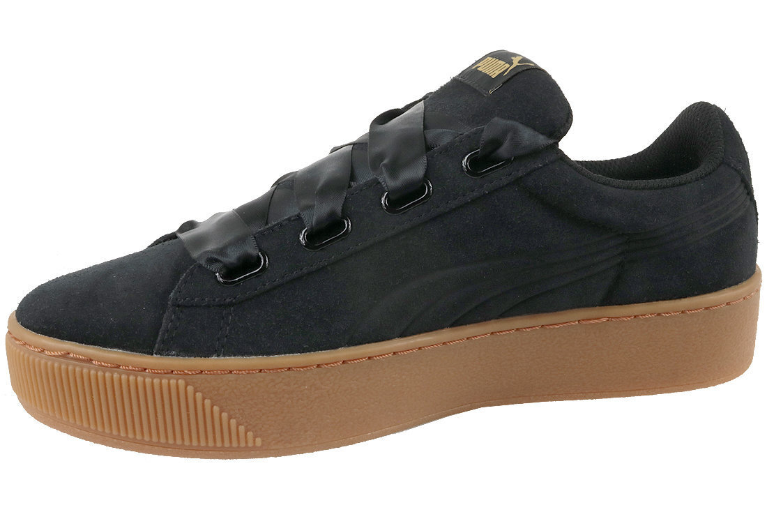 Sporta apavi sievietēm Puma Vikky Platform Ribbon 364979-01, melni цена и информация | Sporta apavi sievietēm | 220.lv