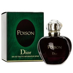 Tualetes ūdens Christian Dior Poison edt 50 ml cena un informācija | Sieviešu smaržas | 220.lv