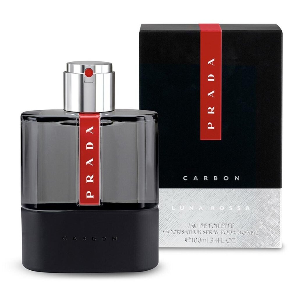 Prada Luna Rossa Carbon EDT 100ml cena un informācija | Vīriešu smaržas | 220.lv