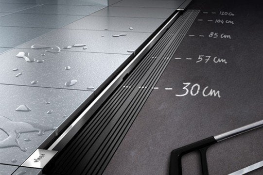 Grīdas dušas notekas VIEGA Advantix Vario 300 - 1200 mm ar kājiņām un režģi cena un informācija | Dušas trapi | 220.lv