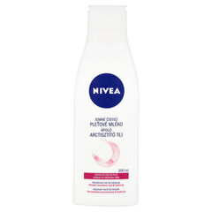 Nivea Indulging молочко для очистки лица 200 мл цена и информация | Кремы, лосьоны для тела | 220.lv