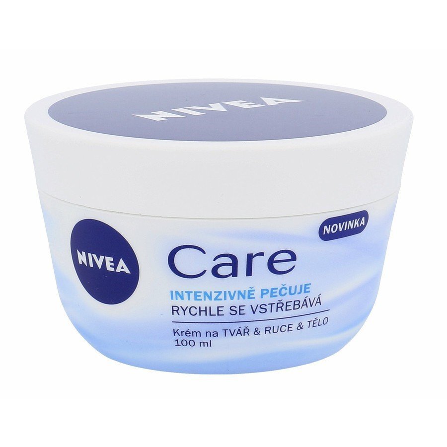 Ķermeņa krēms Nivea Care 100 ml цена и информация | Ķermeņa krēmi, losjoni | 220.lv