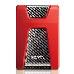 Жесткий диск ADATA HD650 2000 GB, 2.5 ", USB 3.1 (backward compatible with USB 2.0), Red цена и информация | Жёсткие диски | 220.lv