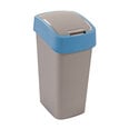 Atkritumu spainis Flip Bin 50L sudraba/zils