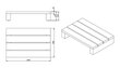 Pakāpiens vannai Sanplast Meranti 60x40x12 цена и информация | Piederumi vannām un dušas kabīnēm | 220.lv