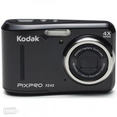 Kodak FZ43 Black цена и информация | Цифровые фотоаппараты | 220.lv