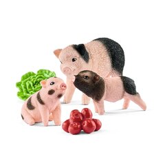 Фигурки Мини-свинья и поросята, Schleich цена и информация | Конструктор автомобилей игрушки для мальчиков | 220.lv