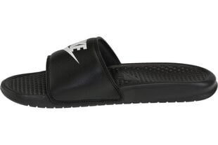 Мужские шлепанцы Nike Benassi JDI 343880, черные цена и информация | Мужские шлепанцы, босоножки | 220.lv