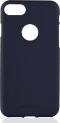 Mercury Soft feeling TPU Супер тонкий чехол-крышка с матовой поверхностью для Samsung G955 Galaxy S8 Plus Темно синий цена и информация | Чехлы для телефонов | 220.lv