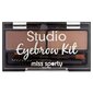 Uzacu ēnu palete Miss Sporty Eyebrow Kit Studio cena un informācija | Uzacu krāsas, zīmuļi | 220.lv