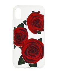 Guess GUHCPXROSTR  Flower Desire твердый задний чехол-крышка для Apple iPhone X / iPhone 10 / iPhone XS Прозрачный цена и информация | Чехлы для телефонов | 220.lv