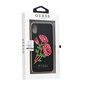 Guess Flower Desire aizmugurējais vāciņš priekš Apple iPhone X / iPhone 10, melns cena un informācija | Telefonu vāciņi, maciņi | 220.lv
