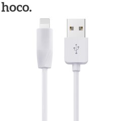 USB кабель Hoco X1 Lightning 1.0m белый цена и информация | Кабели и провода | 220.lv