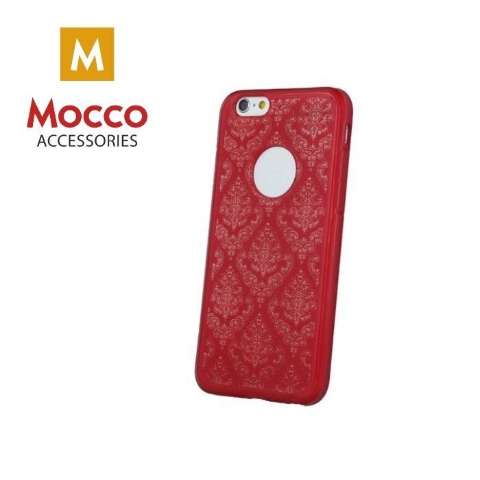 Mocco Ornament Back Case Silicone Case for Apple iPhone X Red cena un informācija | Telefonu vāciņi, maciņi | 220.lv