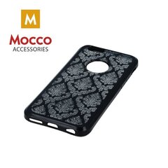 Mocco Ornament Back Case Силиконовый чехол для Apple iPhone X Чёрный цена и информация | Чехлы для телефонов | 220.lv