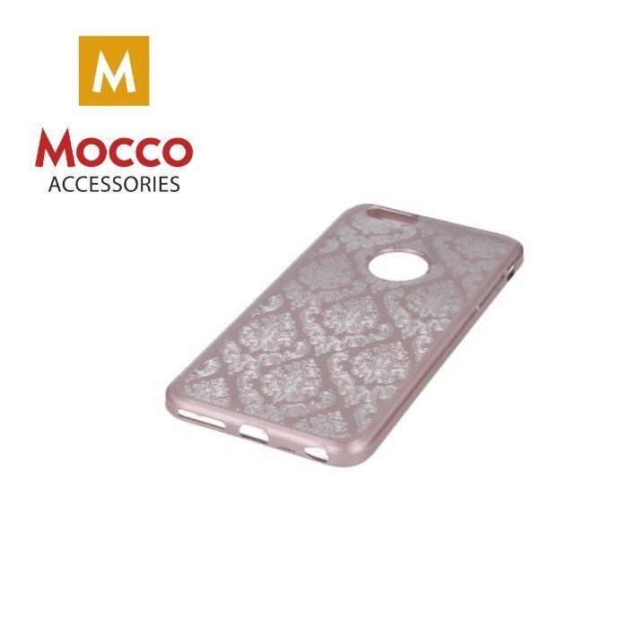Mocco Ornament Back Case Silicone Case for Apple iPhone X Rose Gold цена и информация | Telefonu vāciņi, maciņi | 220.lv