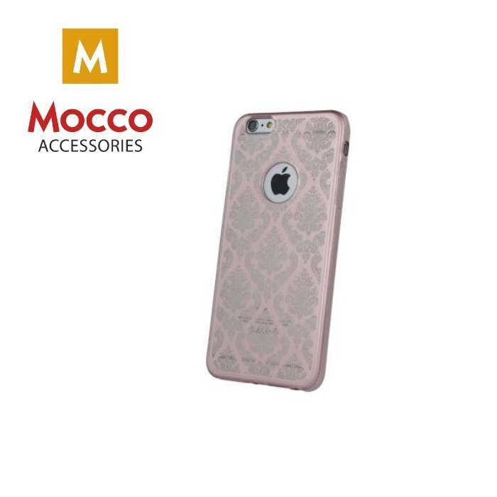 Mocco Ornament Back Case Silicone Case for Apple iPhone X Rose Gold цена и информация | Telefonu vāciņi, maciņi | 220.lv
