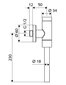 Virspusējs pisuāra ūdens nolaišanas mehānisms Schellomat Basic cena un informācija | Santehnikas savienojumi, ventiļi | 220.lv