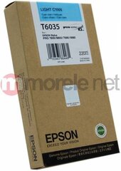 EPSON INK 7880/9880 LIGHT CYAN 220ML цена и информация | Картриджи для струйных принтеров | 220.lv