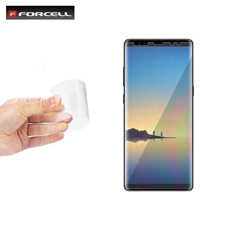 Forcell Fleksibls 0.2mm 9H Hybrid Pretskrāpju Premium klalitātes Aizsargstikls Samsung Galaxy Note 8 цена и информация | Ekrāna aizsargstikli | 220.lv