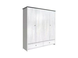Шкаф Porto 4D, белый цена и информация | Шкафы | 220.lv