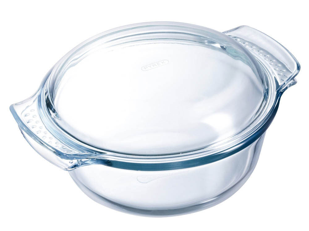 Katls ar stikla vāku Pyrex Classic Caurspīdīgs Stikls: Tilpums - 1,5 L cena un informācija | Cepamais papīrs, trauki, formas | 220.lv