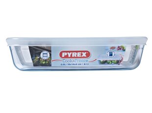 PYREX karščiui atsparus indas Cook & Freeze,19x14 cm, 0,8 l cena un informācija | Cepamais papīrs, trauki, formas | 220.lv