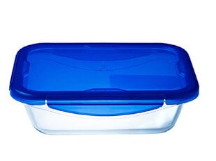 PYREX karstumizturīgs trauks ar vāku Cook & Go, 25,6x19,4 cm, 1,7 l цена и информация | Формы, посуда для выпечки | 220.lv