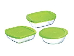 PYREX karstumizturīgs konteiners Cook & Store, 14x12x4 cm цена и информация | Посуда для хранения еды | 220.lv