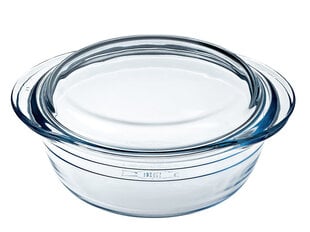 Katls ar stikla vāku Ô Cuisine Caurspīdīgs Stikls: Tilpums - 1 L цена и информация | Формы, посуда для выпечки | 220.lv