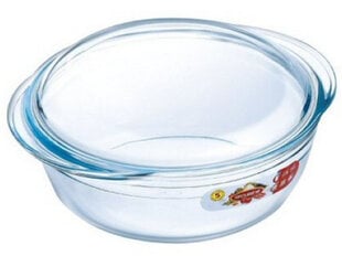 Katls ar stikla vāku Ô Cuisine Caurspīdīgs Stikls: Tilpums - 2,2 L цена и информация | Формы, посуда для выпечки | 220.lv