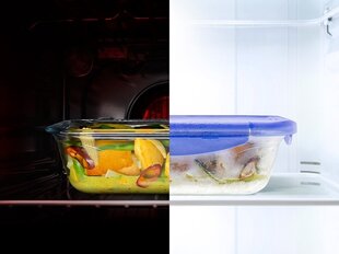 PYREX karščiui atsparus indas Cook & Go, 20,6x15,5 cm, 0,8 l cena un informācija | Cepamais papīrs, trauki, formas | 220.lv