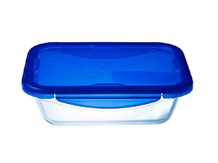 PYREX karščiui atsparus indas Cook & Go, 20,6x15,5 cm, 0,8 l cena un informācija | Cepamais papīrs, trauki, formas | 220.lv