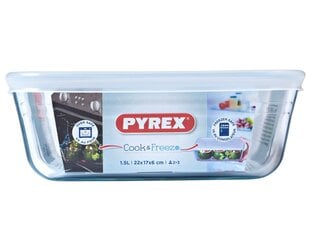PYREX термостойкий сосуд Cook & Freeze, 22x17 см, 1.6 л цена и информация | Формы, посуда для выпечки | 220.lv