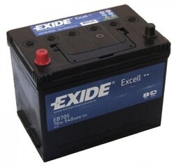 Аккумулятор EXIDE Excell EB705 70Ач 540А цена и информация | Аккумуляторы | 220.lv