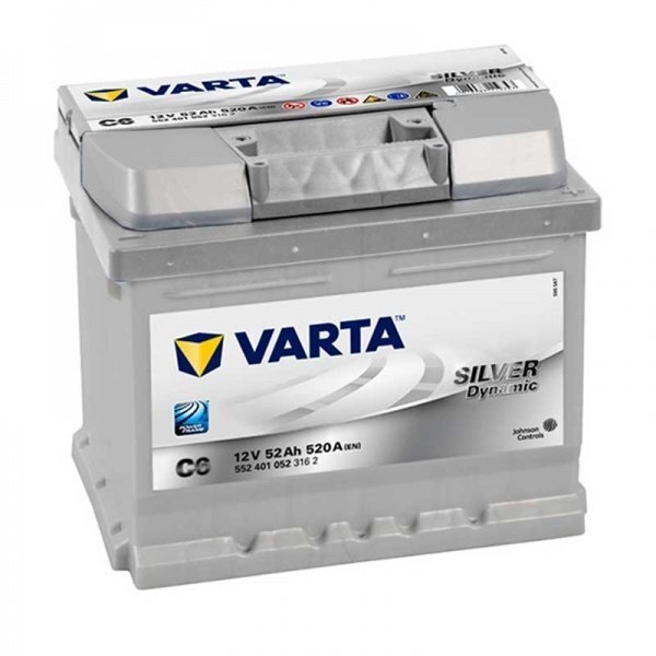 Akumulators Varta Silver Dynamic C6 12V 52Ah 520A цена и информация | Akumulatori | 220.lv