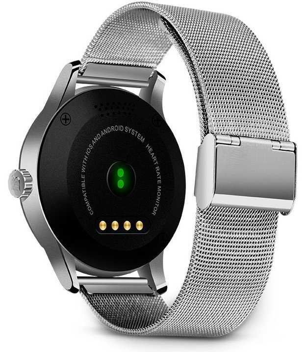 Overmax Touch 2.5, Sudraba cena un informācija | Viedpulksteņi (smartwatch) | 220.lv