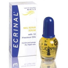 Atjaunojošs serums nagiem Ecrinal ar 10 vērtīgām eļļām, 10 ml cena un informācija | Nagu lakas, stiprinātāji | 220.lv
