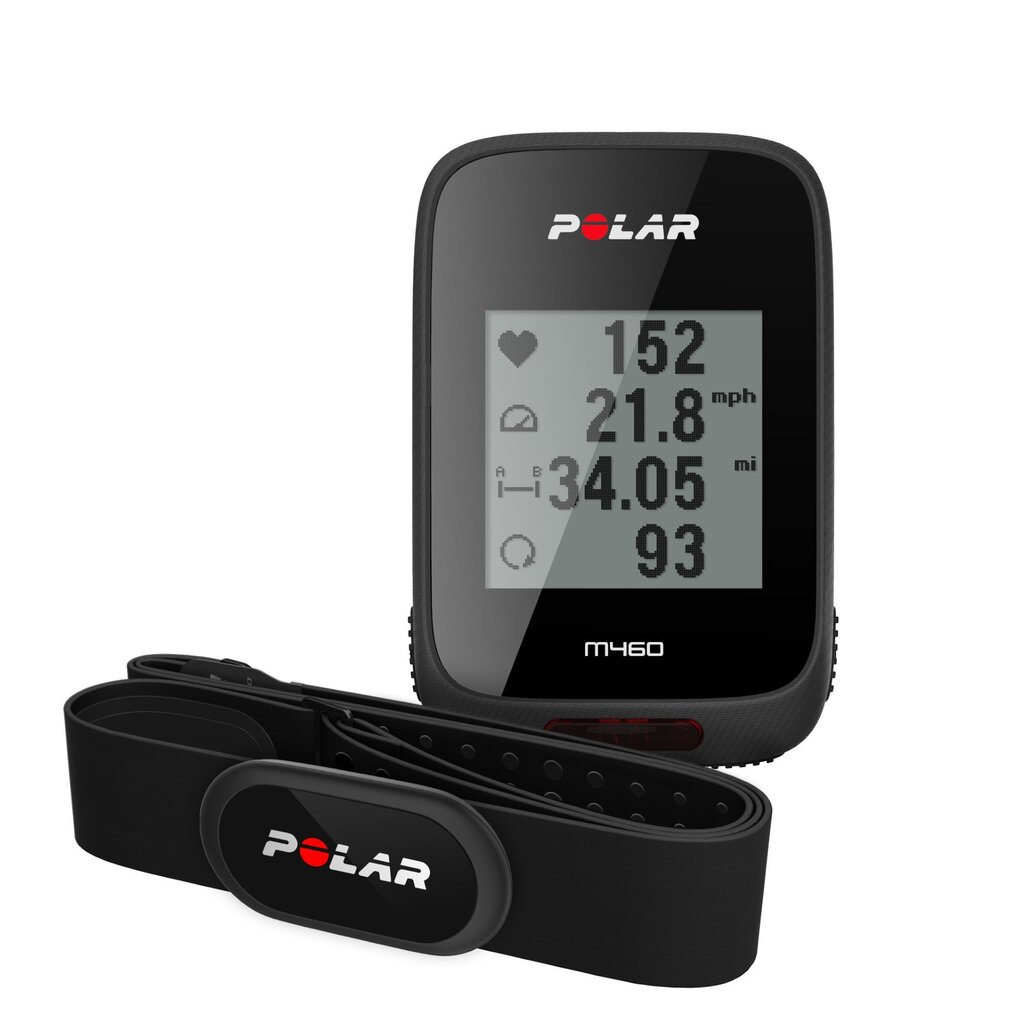 Polar M460 HR Black цена и информация | Velodatori, navigācijas | 220.lv