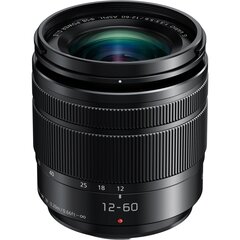 Panasonic Lumix G Vario 12-60 мм f/3.5-5.6 Power O.I.S. объектив, черный цена и информация | Объективы | 220.lv