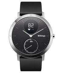 Withings Steel HR 40mm, Black cena un informācija | Viedpulksteņi (smartwatch) | 220.lv