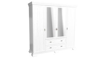 Шкаф Kora с зеркалом KS 3, белый цена и информация | Gala meble Фурнитура для мебели | 220.lv