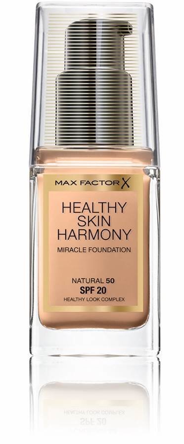 Grima pamats Max Factor Harmony Miracle Foundation Makeup 60 Sand, 30 ml cena un informācija | Grima bāzes, tonālie krēmi, pūderi | 220.lv