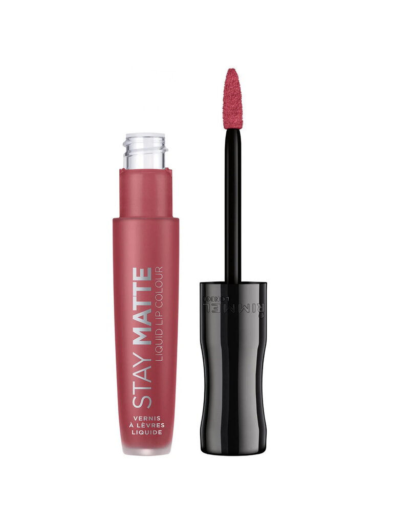 Rimmel London Stay Matte lūpukrāsa 5,5 ml, 200 Pink Blink cena un informācija | Lūpu krāsas, balzāmi, spīdumi, vazelīns | 220.lv