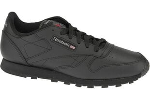 Sporta apavi Reebok Classic Leather 50149, melni cena un informācija | Sporta apavi bērniem | 220.lv
