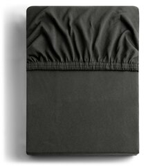 DecoKing jersey Amber Dimgray paklodė su guma čiužiniui, 180x200 arba 200x200 cm cena un informācija | Palagi | 220.lv